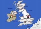 Mapa da Gra-Bretanha - fatos interessantes e informações sobre o país