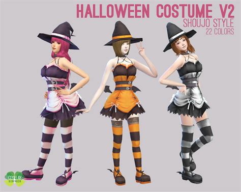 Halloween Costume V2 For The Sims 4 By Cosplay Simmer Sims 4 Sims