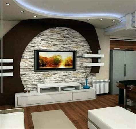 Modern Gypsum Tv Wall Unit Decoration Design Ideas Engineering