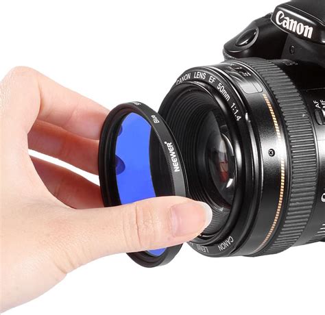 Neewer 9 Packs 58mm Full Color Lens Filter Set Neewer