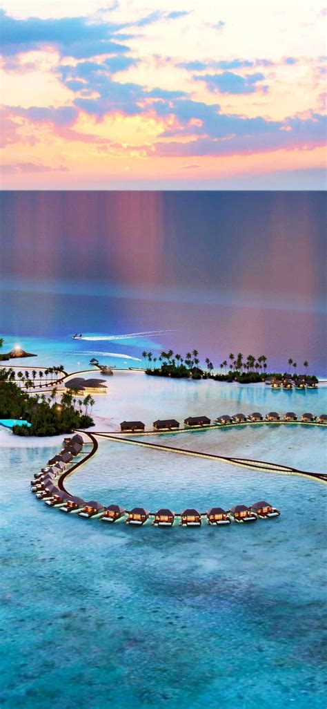 Iphone Wallpaper Maldives Resort Aerial View Island Sea Hd Maldives