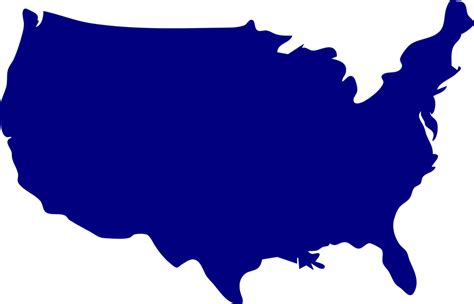 United States Map Vector Png Clip Art Library Sexiz Pix