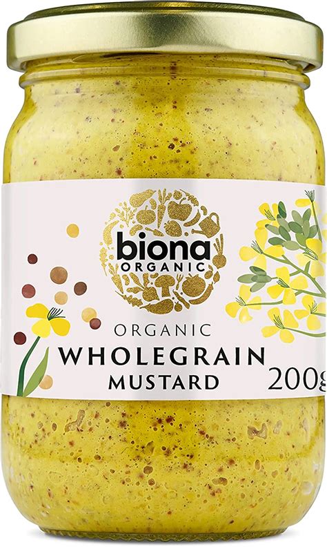 Organic Wholegrain Mustard 200g Uk Grocery