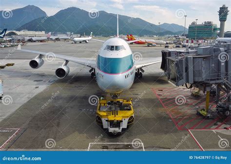 A Boeing 747 400 From Cathay Pacific Editorial Photography Image Of