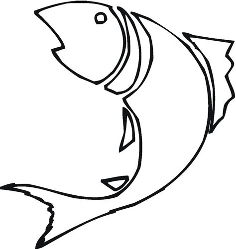 Free Fish Outline Template Download Free Fish Outline Template Png