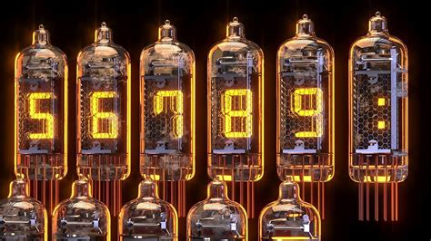 A Nixie Tube Or Cold Cathode Display 3d Model Cgtrader