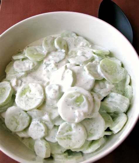 Creamy Cucumber Salad Recipe 99easyrecipes