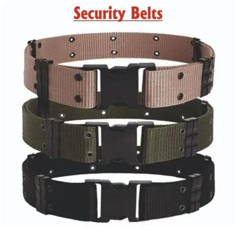 Black Unisex Security Guard Uniform Belts At Rs 35piece In Coimbatore