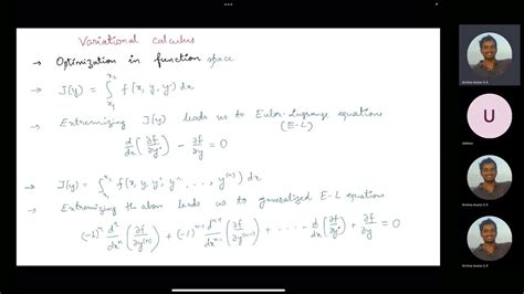Tutorial Session 1 Basics Of Optimization Variational Calculus And