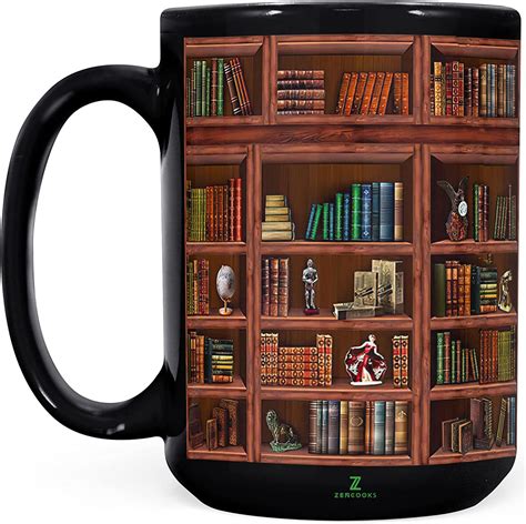 2imt library bookshelf mug mugs book lovers coffee mug librarian mug book coffee