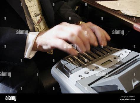 Stenographer Hi Res Stock Photography And Images Alamy