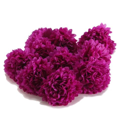 Bunches direct provides artificial flowers for different types of. 10Pcs Artificial Daisy Mum Flower Silk Spherical Heads ...