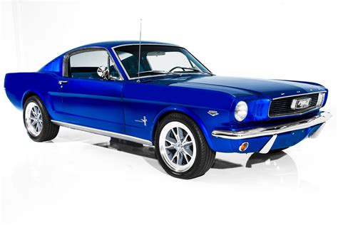 1966 Ford Mustang Electric Blue 289 4 Speed Ac