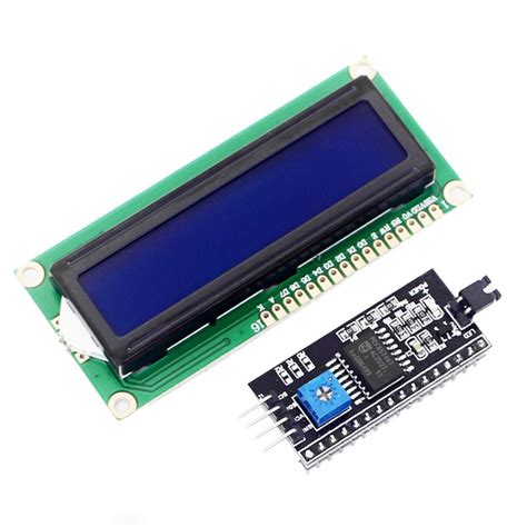 New Iic I2c With 1602 Lcd Display Screen Board Module For Arduino