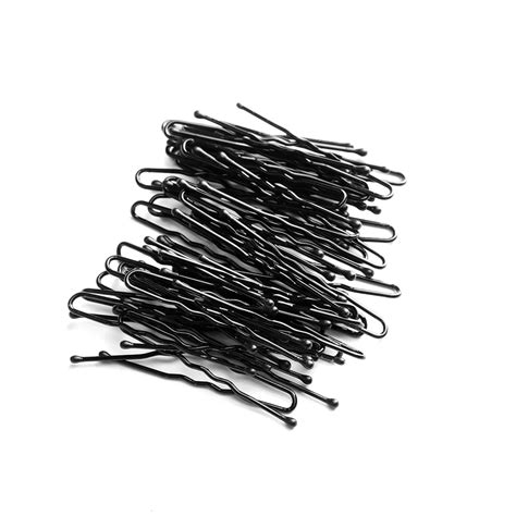Buy 50pcslot Black Plated Metal Thin U Shape Hairpins Girls Hair Clips