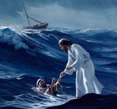 Daily Bible Verse 101 Peter Sinks Because Of Doubt