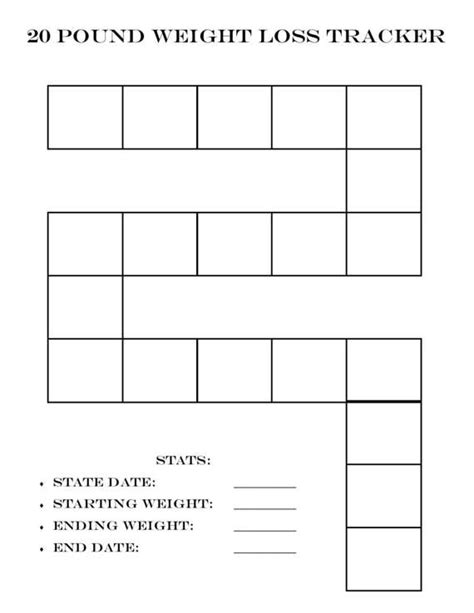Track your weight with this fun free instant download pdf weight loss tracker template 2021! Weight Loss Tracker Printable for Bullet Journal