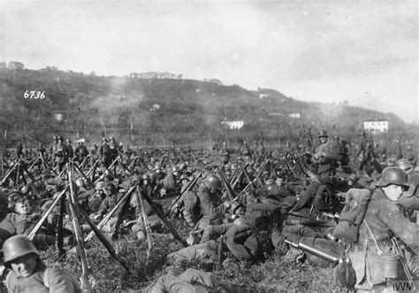 the battle of caporetto october november 1917 infantry field fields