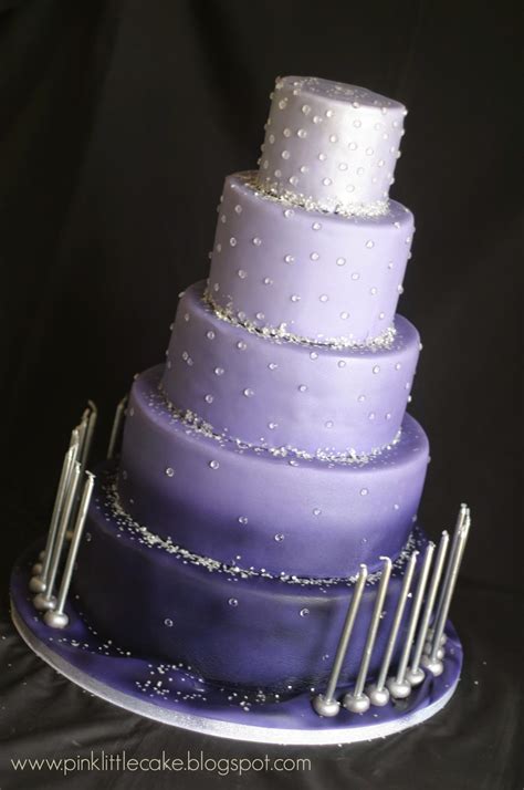 Birthday is come once in year. Pink Little Cake: Sweet 16 Ombre Purple Birthday Cake