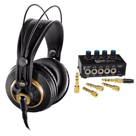 AKG K240 Professional Studio Headphones with Knox Gear Headphone ...
