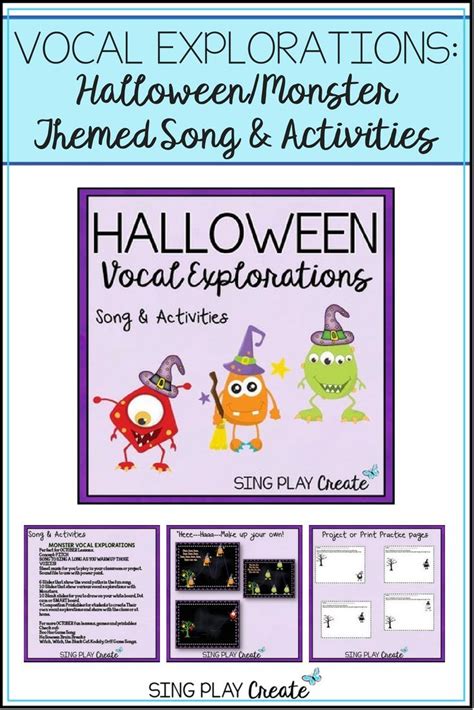 As an amazon associate i earn from qualifying purchases. Vocal Explorations: Halloween/Monster Themed Song ...