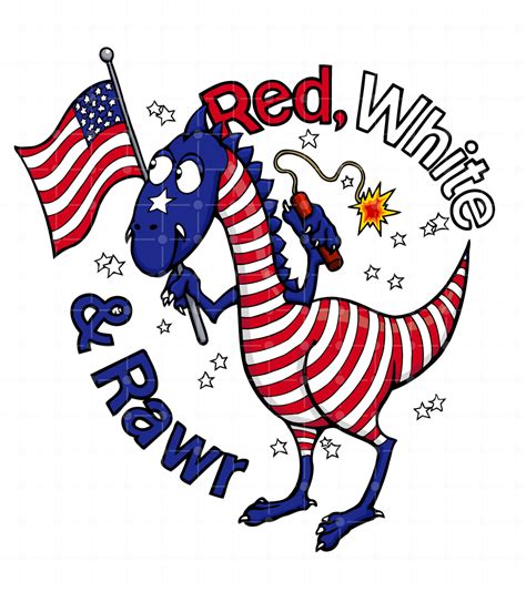 1760+ Dinosaur 4Th Of July Svg - SVG,PNG,EPS & DXF File Include