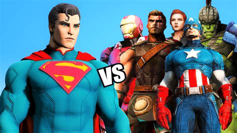 The Avengers Vs Superman Epic Battle Youtube
