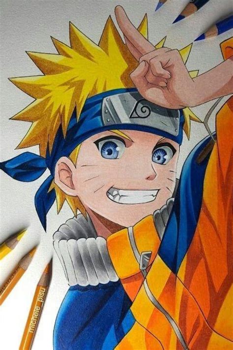 Naruto Uzumaki Desenho Coisas Para Desenhar Arte Colorida Desenho