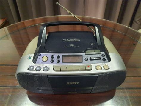 Sony Cfd S03cp Cd Radio Cassette Audio Portable Music Players On