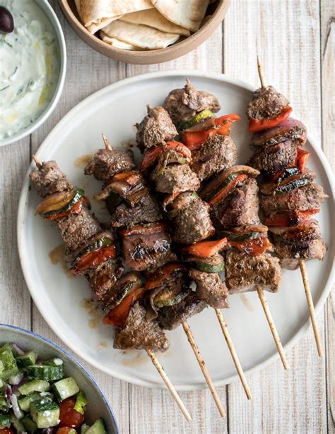 Souvlaki Beef Shish Kebabs Recipe In 2020 Summer Grilling Recipes