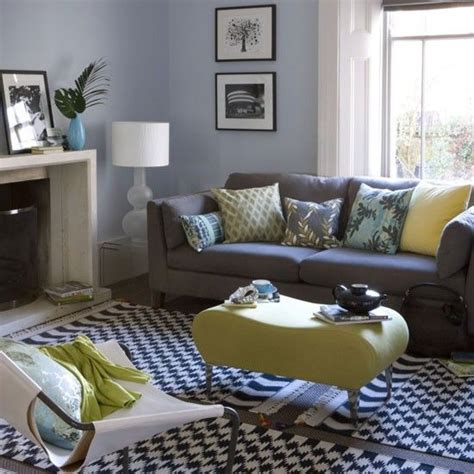 Livingroom With Images Grey And Yellow Living Room Blue Grey