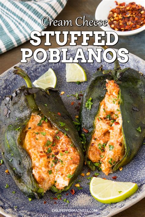 Cream Cheese Stuffed Poblano Peppers This Recipe For Earthy Poblano