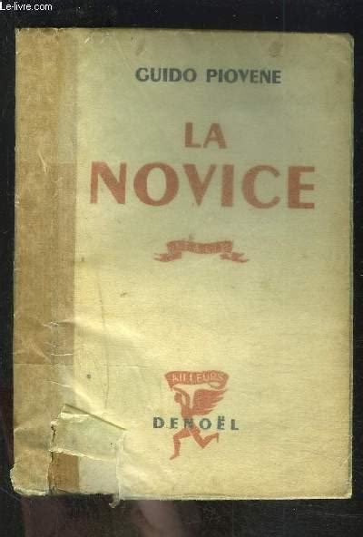 La Novice By Piovene Guido Bon Couverture Souple 1949 Le Livre