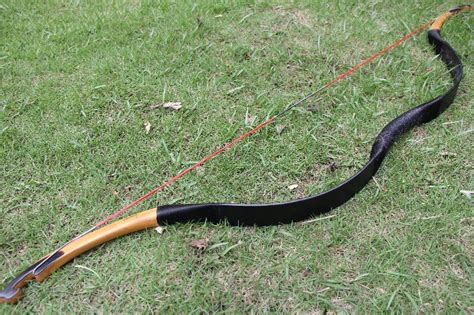 Longbowmaker Handmade Cow Leather With Ox Horn Longbow Recurve Horsebow