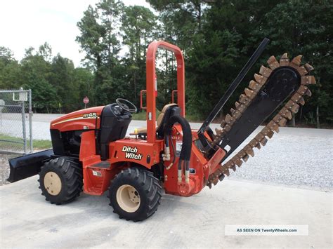 2010 Ditch Witch Rt45 Center Cut Trencher Front Blade Vermeer Case