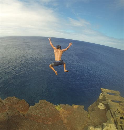 Cliff Jumping at South Point (Ka Lae), Hawaii - Realest Nature