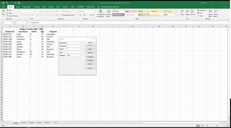 Excel Data Entry Form Tutorial