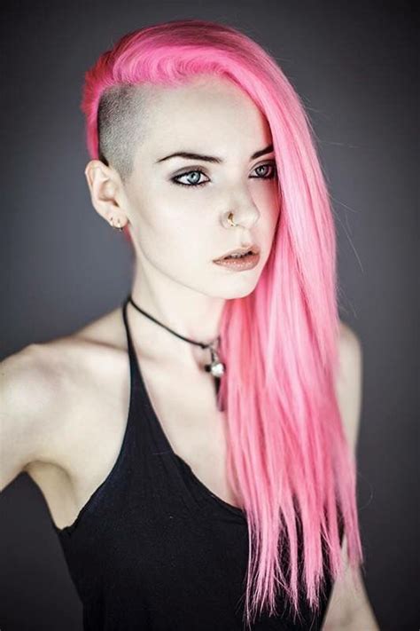 Madeline Rae Mason Pink Hair Hairdare Bunhairstylewithcurls Long