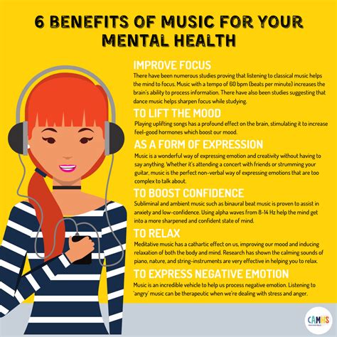 Benefits Of Music For Your Mental Health Camhs Professionals