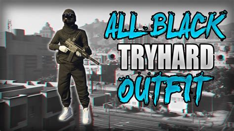 All Black Freemode Tryhard Outfit Using Clothing Glitches