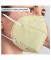 N95 Face Masks Pack Of 5, Easy Breathable, Washable - Reusable White ...