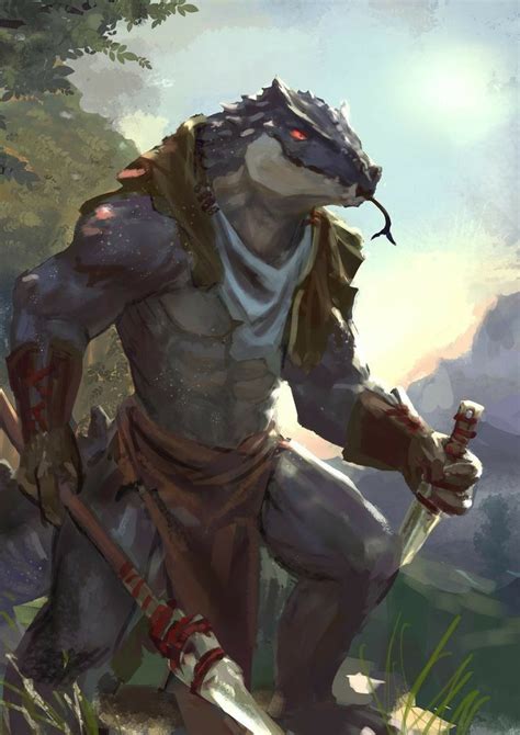 Lizardfolk Character Art Concept Art Characters Dungeons And