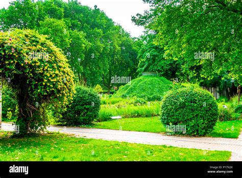 Parc De Bercy Is A Large And Varied Park In Paris France Stock Photo