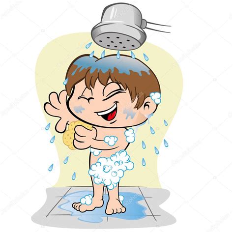 Ilustración Que Representa A Un Niño Cuidando De Su Higiene Personal