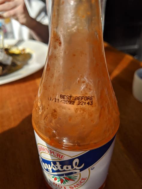 This Hot Sauce Has An Expiration Date Hour And Minute Rmildlyinteresting