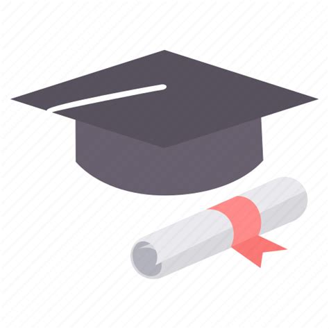 Cap Certificate Certification Diploma Graduate Graduation Hat Icon