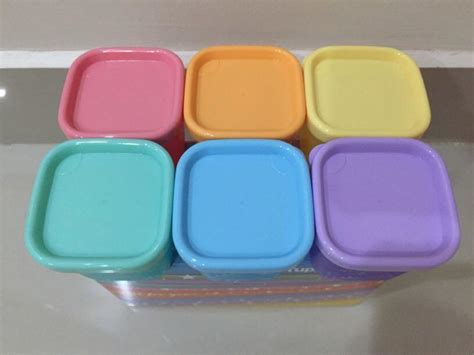 Tupperware Rainbow Snowflake Mini Cubes Gift Set Pcs Furniture Home Living Kitchenware