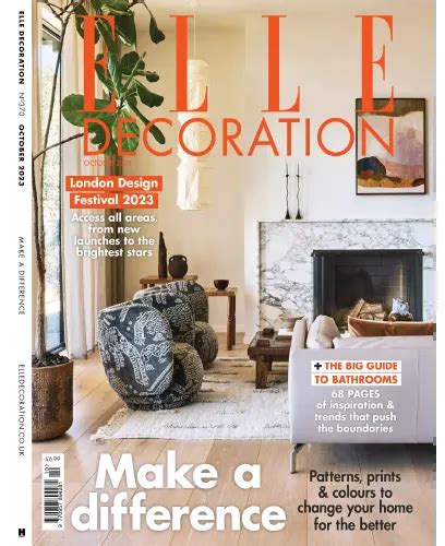 Elle Decoration Uk No 370 October 2023 Pdf Magazine Download