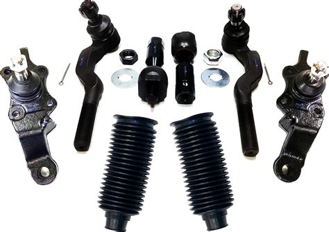 Amazon PartsW 8 Pc Front Suspension Kit Inner Outer Tie Rod