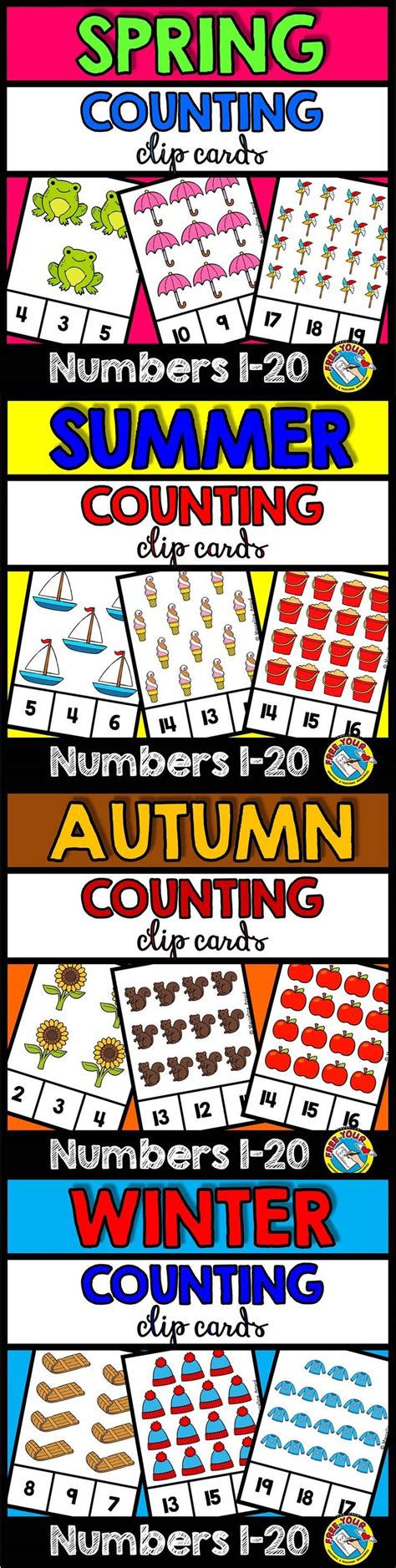 Season Counting Centers 1 20 Fall Winter Spring Summer
